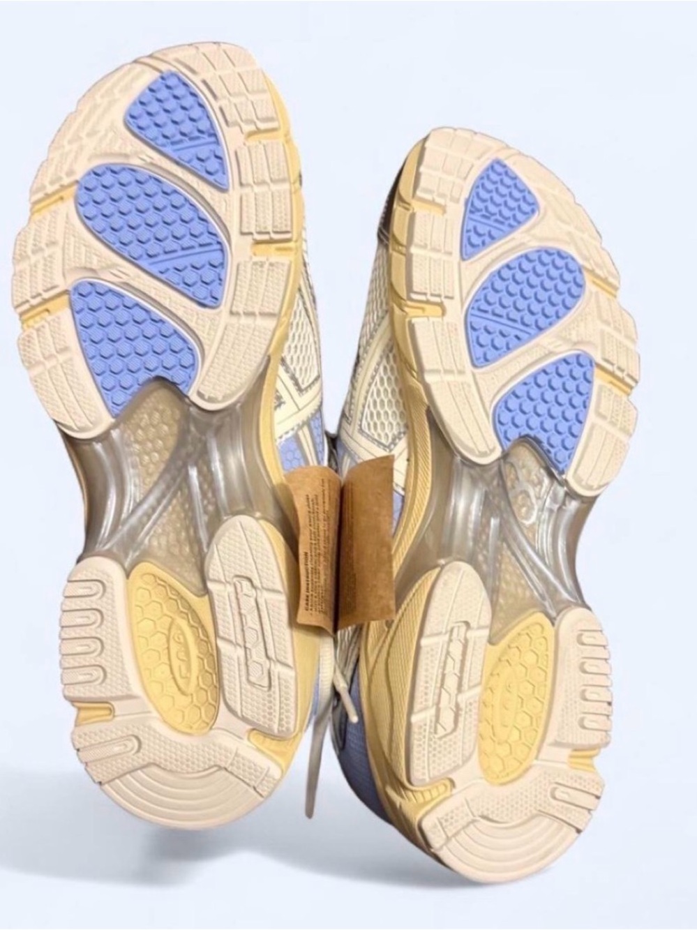 NEW ASICS GEL-DS Trainer 14 Men’s Size 7 Cream Blue Silver Women’s 8.5 / EU 40 👟 - Picture 4 of 4